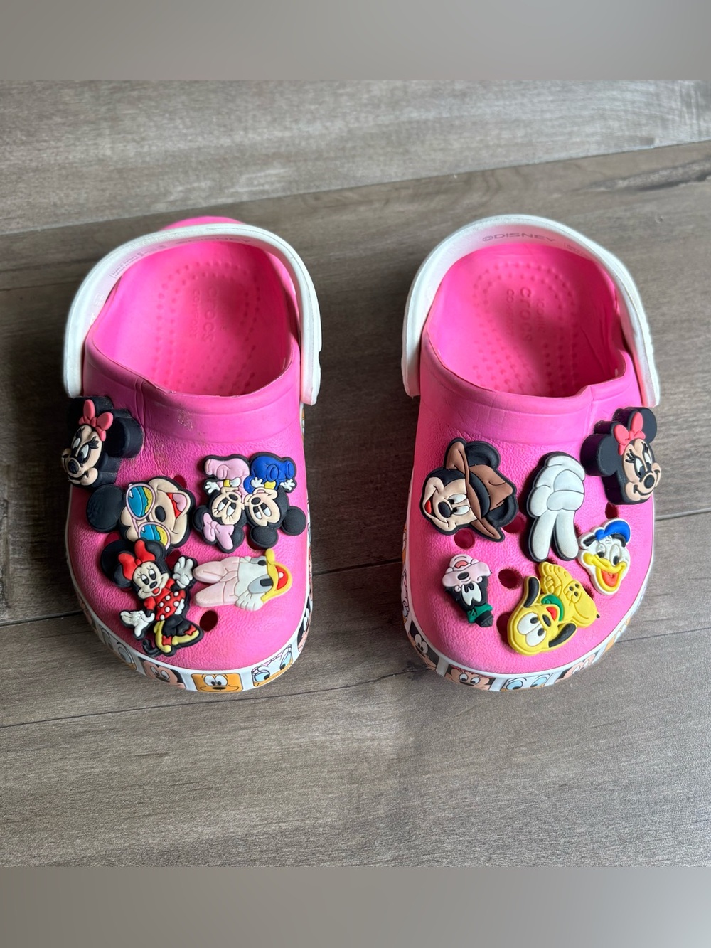 Crocs Kids Disney Mickey & Friends Minnie Band Clog Pink size 6